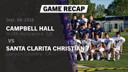 Recap: Campbell Hall  vs. Santa Clarita Christian  2016