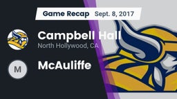 Recap: Campbell Hall  vs. McAuliffe 2017