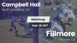 Matchup: Campbell Hall High vs. Fillmore  2017