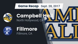 Recap: Campbell Hall  vs. Fillmore  2017