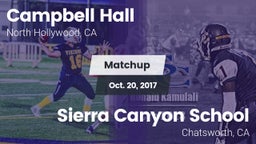 Matchup: Campbell Hall High vs. Sierra Canyon School 2017