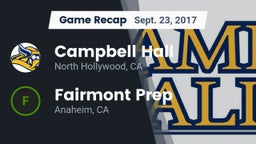 Recap: Campbell Hall  vs. Fairmont Prep  2017