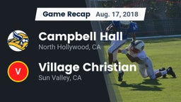 Recap: Campbell Hall  vs. Village Christian  2018