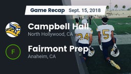 Recap: Campbell Hall  vs. Fairmont Prep  2018