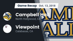 Recap: Campbell Hall  vs. Viewpoint  2018