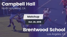 Matchup: Campbell Hall High vs. Brentwood School 2018