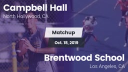 Matchup: Campbell Hall High vs. Brentwood School 2019
