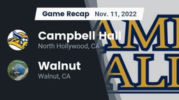 Recap: Campbell Hall  vs. Walnut  2022