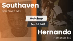 Matchup: Southaven vs. Hernando  2016