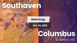 Matchup: Southaven vs. Columbus  2016