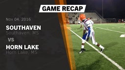 Recap: Southaven  vs. Horn Lake  2016