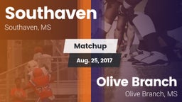 Matchup: Southaven vs. Olive Branch  2017