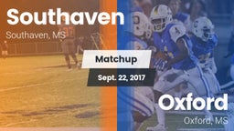 Matchup: Southaven vs. Oxford  2017