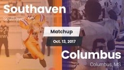 Matchup: Southaven vs. Columbus  2017