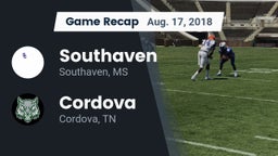 Recap: Southaven  vs. Cordova  2018