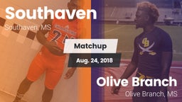 Matchup: Southaven vs. Olive Branch  2018