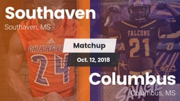 Matchup: Southaven vs. Columbus  2018