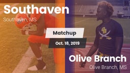 Matchup: Southaven vs. Olive Branch  2019