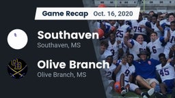 Recap: Southaven  vs. Olive Branch  2020