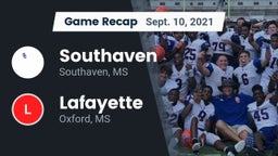 Recap: Southaven  vs. Lafayette  2021