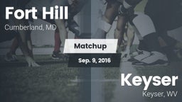 Matchup: Fort Hill vs. Keyser  2016