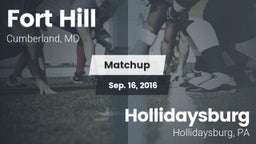 Matchup: Fort Hill vs. Hollidaysburg  2016