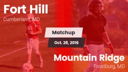 Matchup: Fort Hill vs. Mountain Ridge  2016