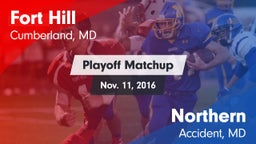Matchup: Fort Hill vs. Northern  2016