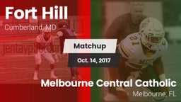 Matchup: Fort Hill vs. Melbourne Central Catholic  2017