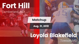 Matchup: Fort Hill vs. Loyola Blakefield  2018