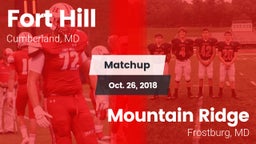 Matchup: Fort Hill vs. Mountain Ridge  2018