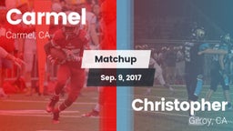 Matchup: Carmel vs. Christopher  2017