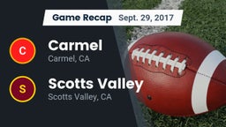 Recap: Carmel  vs. Scotts Valley  2017