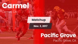 Matchup: Carmel vs. Pacific Grove  2017