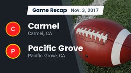 Recap: Carmel  vs. Pacific Grove  2017