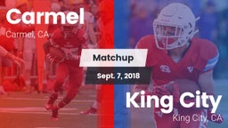 Matchup: Carmel vs. King City  2018