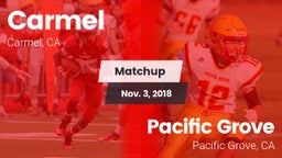 Matchup: Carmel vs. Pacific Grove  2018