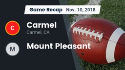 Recap: Carmel  vs. Mount Pleasant 2018