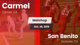 Matchup: Carmel vs. San Benito  2019