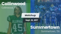Matchup: Collinwood High vs. Summertown  2017