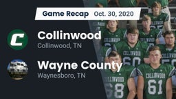 Recap: Collinwood  vs. Wayne County  2020