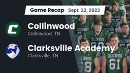 Recap: Collinwood  vs. Clarksville Academy 2023