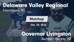Matchup: Delaware Valley vs. Governor Livingston  2016