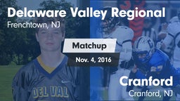 Matchup: Delaware Valley vs. Cranford  2016