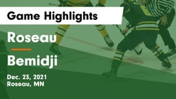 Roseau  vs Bemidji  Game Highlights - Dec. 23, 2021
