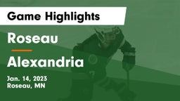 Roseau  vs Alexandria  Game Highlights - Jan. 14, 2023