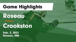 Roseau  vs Crookston  Game Highlights - Feb. 2, 2023