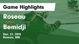 Roseau  vs Bemidji  Game Highlights - Dec. 21, 2023