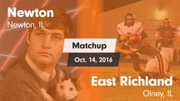 Matchup: Newton vs. East Richland  2016