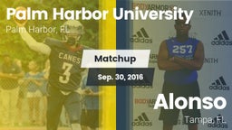 Matchup: Palm Harbor U HS vs. Alonso  2016